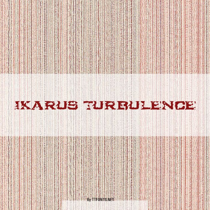 Ikarus Turbulence example